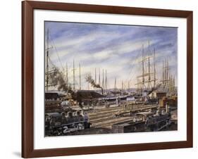 San Pedro Sunrise #2-Stanton Manolakas-Framed Giclee Print