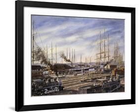 San Pedro Sunrise #2-Stanton Manolakas-Framed Giclee Print