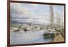 San Pedro Sunrise, Ca. 1913-Stanton Manolakas-Framed Giclee Print