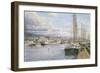 San Pedro Sunrise, Ca. 1913-Stanton Manolakas-Framed Premium Giclee Print