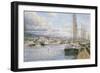 San Pedro Sunrise, Ca. 1913-Stanton Manolakas-Framed Premium Giclee Print