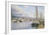 San Pedro Sunrise, Ca. 1913-Stanton Manolakas-Framed Giclee Print