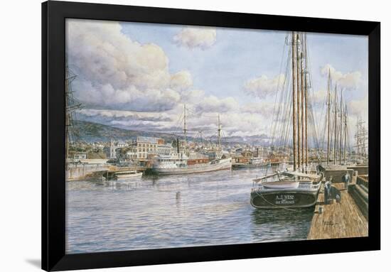 San Pedro Sunrise, Ca. 1913-Stanton Manolakas-Framed Giclee Print