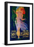 San Pellegrino Vintage Poster - Europe-Lantern Press-Framed Art Print