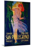 San Pellegrino Vintage Poster - Europe-Lantern Press-Mounted Premium Giclee Print