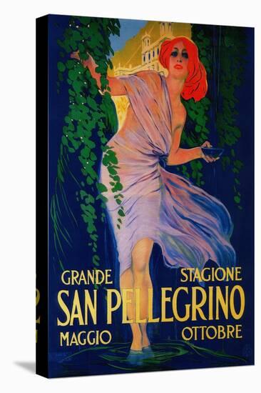 San Pellegrino Vintage Poster - Europe-Lantern Press-Stretched Canvas