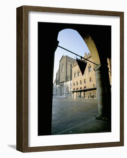 San Petronio, Bologna, Emilia-Romagna, Italy-Oliviero Olivieri-Framed Photographic Print