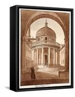 San Pietro in Montorio, the Site of St. Peter's Martyrdom, 1833-Agostino Tofanelli-Framed Stretched Canvas