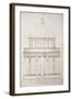 San Pietro in Montorio. the Tempietto Built by Donato Bramante (1444-1514). Drawing by Andrea Palla-Andrea Palladio-Framed Giclee Print