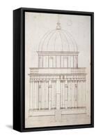 San Pietro in Montorio. the Tempietto Built by Donato Bramante (1444-1514). Drawing by Andrea Palla-Andrea Palladio-Framed Stretched Canvas