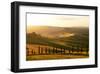 San Quirico D'Orcia Italy Dusk-null-Framed Art Print