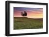 San Quirico, Orcia Valley, Tuscany, Italy. Cypresses at Sunrise-ClickAlps-Framed Photographic Print