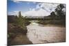 San Rafael Swell Swinging Bridge, Built By CCC, Aid Cattlemen Crossing Livestock Across River, Utah-Louis Arevalo-Mounted Photographic Print