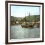 San Remo (Italy), Boats in the Port, Seen from the Jetty, Circa 1895-Leon, Levy et Fils-Framed Photographic Print