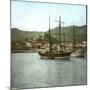 San Remo (Italy), Boats in the Port, Seen from the Jetty, Circa 1895-Leon, Levy et Fils-Mounted Photographic Print