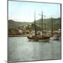 San Remo (Italy), Boats in the Port, Seen from the Jetty, Circa 1895-Leon, Levy et Fils-Mounted Photographic Print