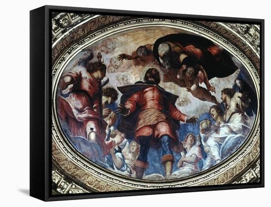 San Rocco in Glory, 1564-Jacopo Tintoretto-Framed Stretched Canvas