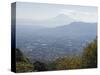 San Salvador City and Volcan De San Vincent (Chichontepec), 2182M, San Salvador, El Salvador-Christian Kober-Stretched Canvas