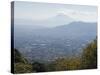 San Salvador City and Volcan De San Vincent (Chichontepec), 2182M, San Salvador, El Salvador-Christian Kober-Stretched Canvas