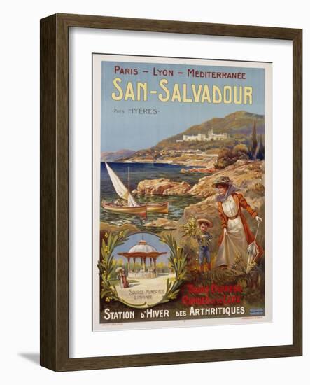 San-Salvadour Poster-Ernest Louis Lessieux-Framed Giclee Print