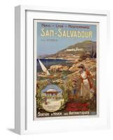 San-Salvadour Poster-Ernest Louis Lessieux-Framed Giclee Print