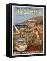 San-Salvadour Poster-Ernest Louis Lessieux-Framed Stretched Canvas