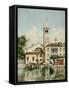 San Samuele, Venice watercolor-Federico del Campo-Framed Stretched Canvas