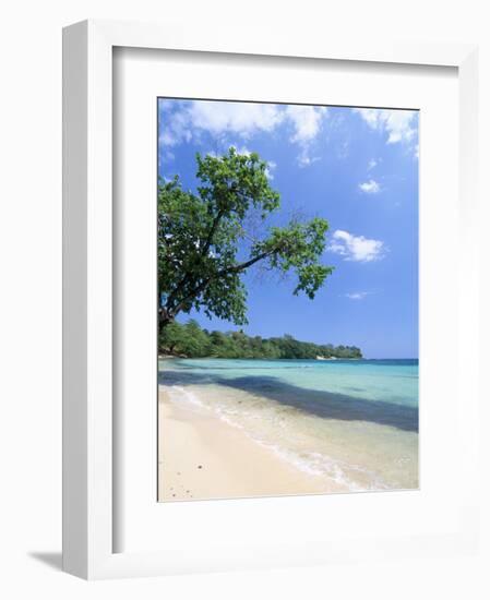 San San Beach, Port Antonio, Jamaica, West Indies, Central America-Sergio Pitamitz-Framed Photographic Print