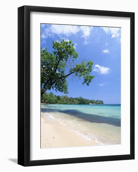 San San Beach, Port Antonio, Jamaica, West Indies, Central America-Sergio Pitamitz-Framed Photographic Print