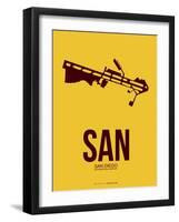 San San Diego Poster 1-NaxArt-Framed Art Print