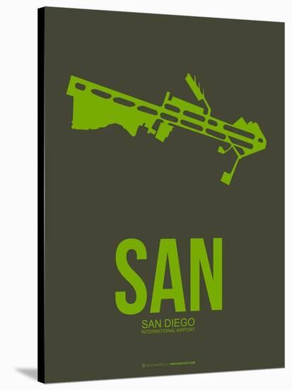 San San Diego Poster 2-NaxArt-Stretched Canvas