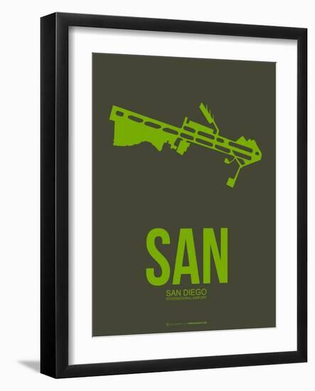 San San Diego Poster 2-NaxArt-Framed Art Print
