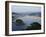 San Sebastian Bay at Night, Basque Country, Euskadi, Spain-Christian Kober-Framed Photographic Print