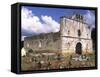 San Sebastian Church Ruins and Graveyard, San Juan Chamula, Chiapas, MExico-Charles Crust-Framed Stretched Canvas