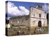 San Sebastian Church Ruins and Graveyard, San Juan Chamula, Chiapas, MExico-Charles Crust-Stretched Canvas