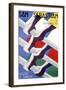 San Sebastian Rowing Regatta Poster-null-Framed Art Print