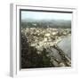 San Sebastian (Spain), Overview of the City, Seen from the Castle, Circa 1885-1890-Leon, Levy et Fils-Framed Photographic Print