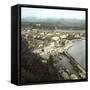 San Sebastian (Spain), Overview of the City, Seen from the Castle, Circa 1885-1890-Leon, Levy et Fils-Framed Stretched Canvas