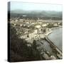 San Sebastian (Spain), Overview of the City, Seen from the Castle, Circa 1885-1890-Leon, Levy et Fils-Stretched Canvas