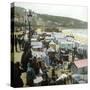 San Sebastian (Spain), the Paseo (Walk) of La Concha and the Beach, Circa 1885-1890-Leon, Levy et Fils-Stretched Canvas