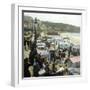 San Sebastian (Spain), the Paseo (Walk) of La Concha and the Beach, Circa 1885-1890-Leon, Levy et Fils-Framed Photographic Print