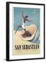 San Sebastian-Vintage Apple Collection-Framed Giclee Print