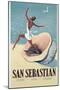 San Sebastian-Vintage Apple Collection-Mounted Giclee Print