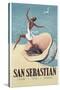 San Sebastian-Vintage Apple Collection-Stretched Canvas