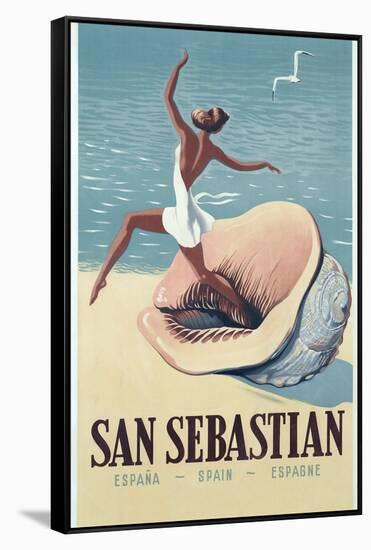 San Sebastian-Vintage Apple Collection-Framed Stretched Canvas