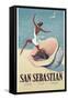 San Sebastian-Vintage Apple Collection-Framed Stretched Canvas