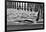 San Simeon Pier BW-Lee Peterson-Framed Photo