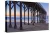 San Simeon Pier II-Lee Peterson-Stretched Canvas