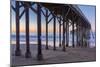 San Simeon Pier II-Lee Peterson-Mounted Photo