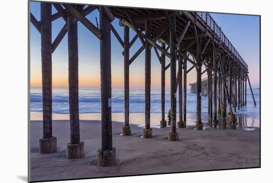 San Simeon Pier II-Lee Peterson-Mounted Photo